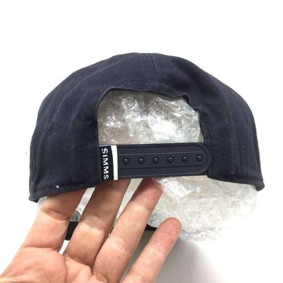 Simms Snapback Baseball Cap "Forget The Forecast" Black - Picture 3 of 7